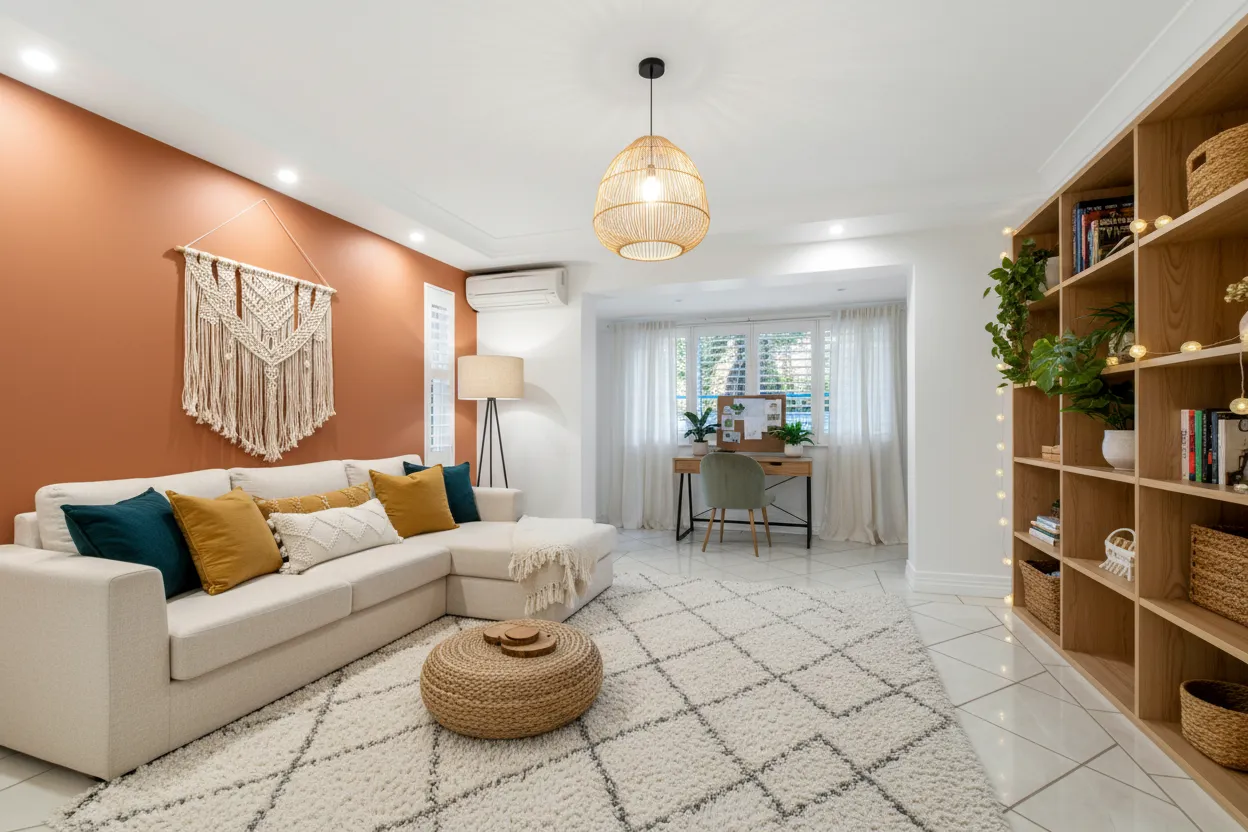 Interior space enhanced with AI - After