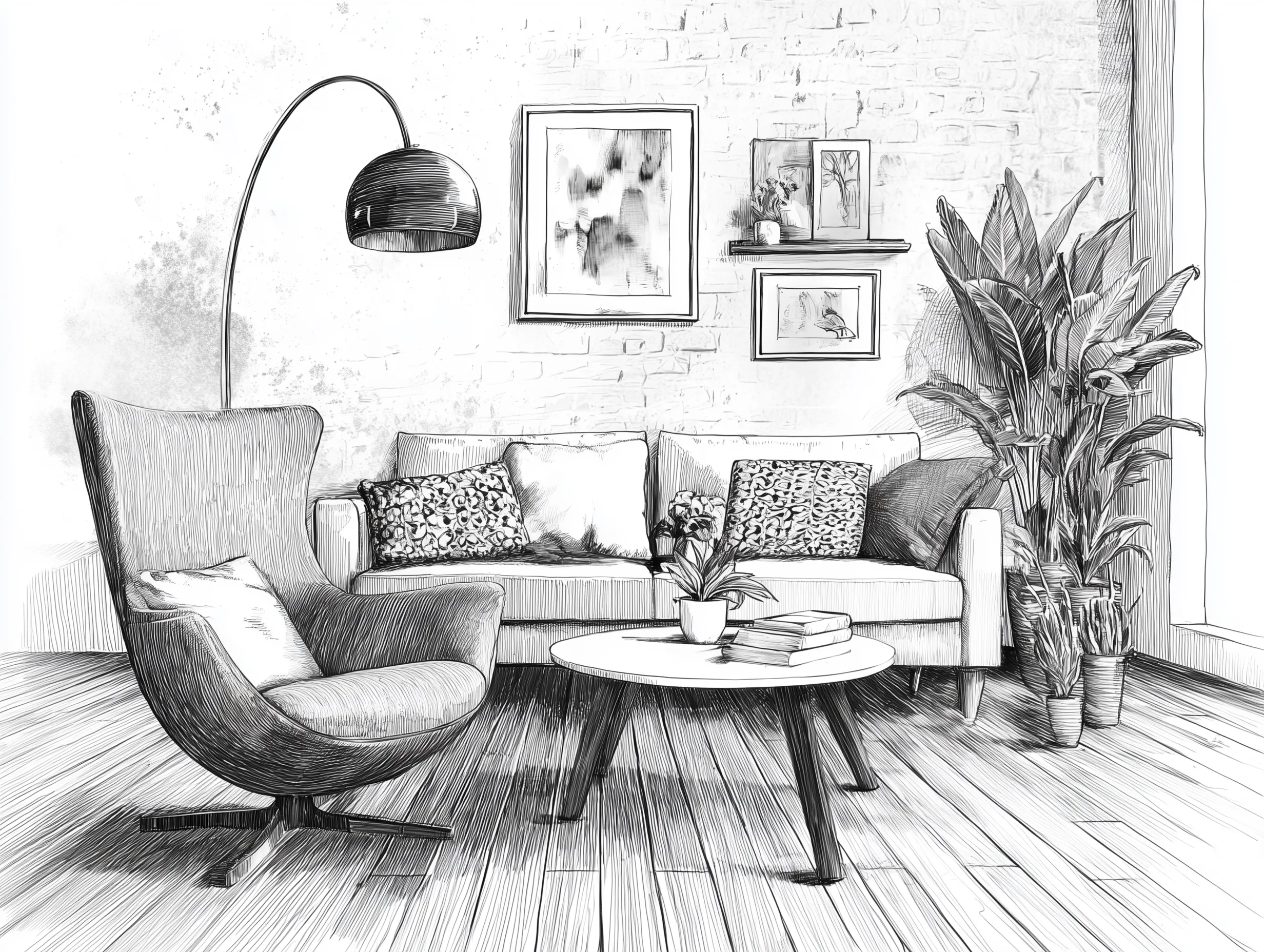 Bedroom interior visualization - Before